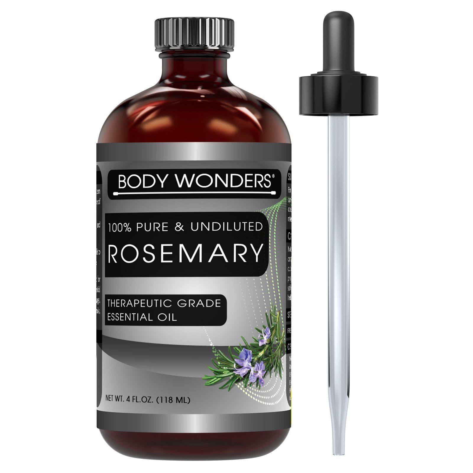Body Wonders 100% Pure Rosemary Essential Oil 4 Fl Oz (118 Ml) – Vitaminshub